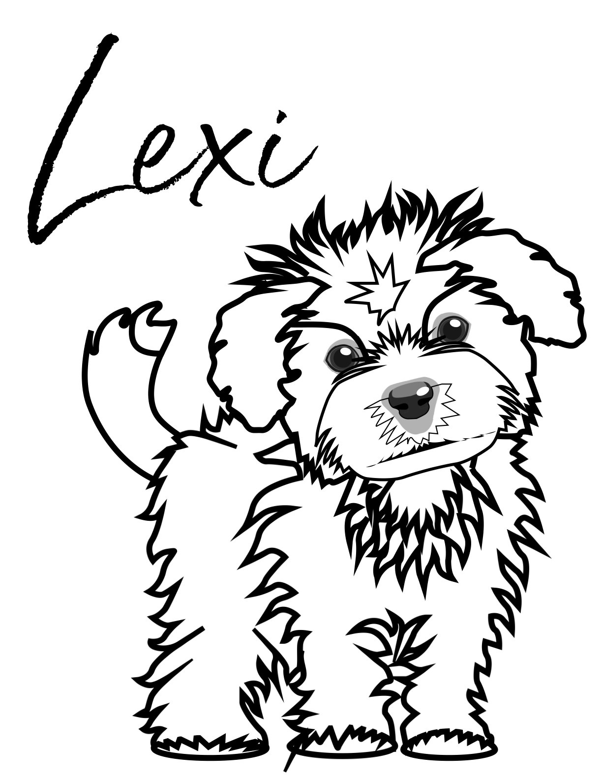 Lexi cartoon for the travel promotion